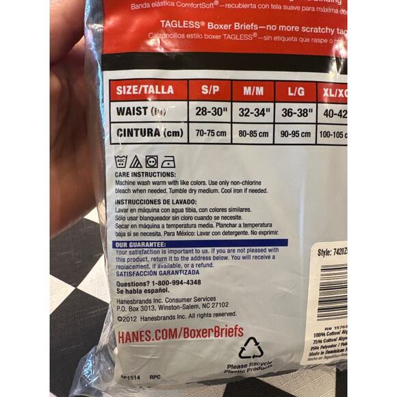 5 Hanes gray black M 32-34 Boxer Briefs ComfortSoft Waistband M 80-85 CM - Picture 3 of 4